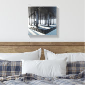 Moderne Neo-Klassieke Architectuur Kunst - 3D Pers Canvas Afdruk (Insitu (Slaapkamer))