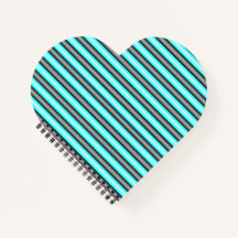 Moderne Neon Blue en Black 3D Metal Effect Stripes
