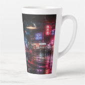 Moderne Neon Glow Latte Mok (Rechts)