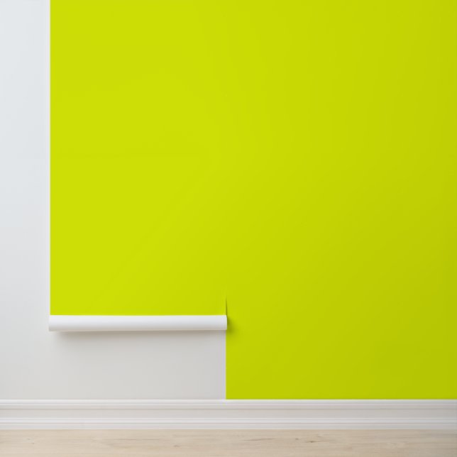 Moderne neon groen heldere effen effen kleur cool behang (Applicatie)