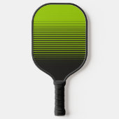 Moderne Neon Groene Zwarte Sporten Volledige Verva Pickleball Paddle (Voorkant)