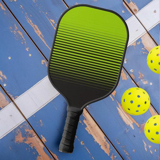 Moderne Neon Groene Zwarte Sporten Volledige Verva Pickleball Paddle