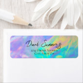 Moderne Neon Pastel | Retouretiket Etiket (Insitu)