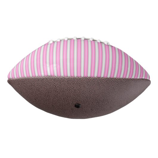 Moderne Neon Roze Strepen met 3D-Effect American Football (Gedraaid 270)