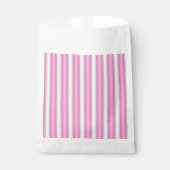 Moderne Neon Roze Strepen met 3D-Effect Bedankzakje (Voorkant)