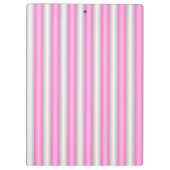 Moderne Neon Roze Strepen met 3D-Effect Klembord (Achterkant)