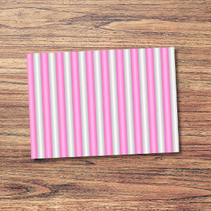 Moderne Neon Roze Strepen met 3D-Effect Post-it® Notes