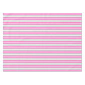 Moderne Neon Roze Strepen met 3D-Effect Tafelkleed (Voorkant (Horizontaal))