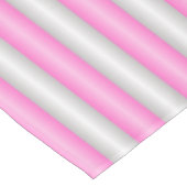 Moderne Neon Roze Strepen met 3D-Effect Tafelkleed (Gekanteld)