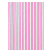 Moderne Neon Roze Strepen met 3D-Effect Tafelkleed (Voorkant)