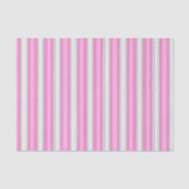 Moderne Neon Roze Strepen met 3D-Effect Tissuepapier (Voorkant)