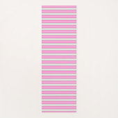 Moderne Neon Roze Strepen met 3D-Effect Yogamat (Voorkant)