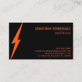 Moderne Neon Sinaasappel Verlichting Custom elektr Visitekaartje (Voorkant)