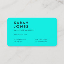 Moderne neonblauwe kleur