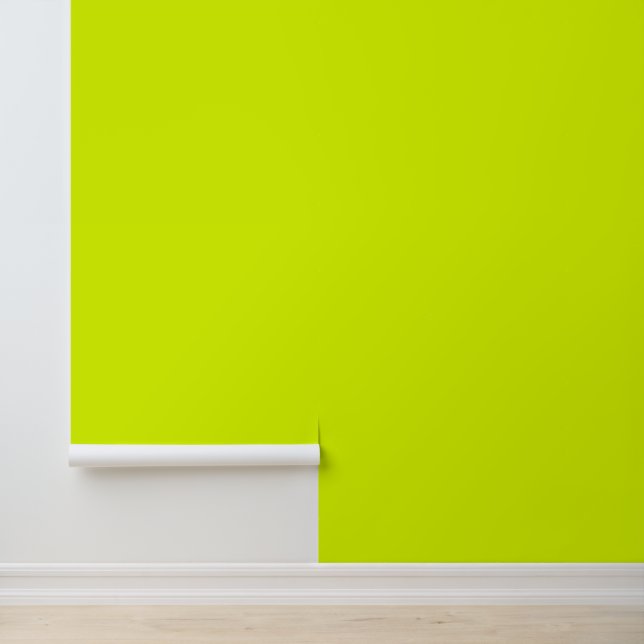 Moderne neonchartreuse groene heldere, solide vlak behang (Applicatie)