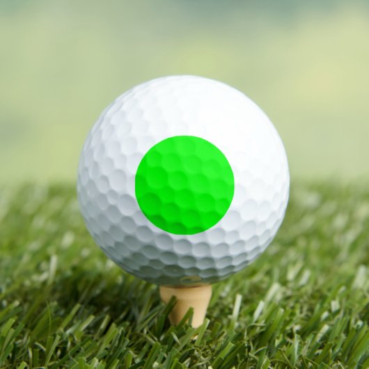 Moderne, neongroen scherm, helder, effen, koel golfballen (Insitu Shirt)