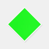 Moderne, neongroen scherm helder, stevig, cool pap servet (Hoek)