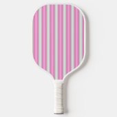 Moderne neonroze strepen met 3D-effect Pickleball Paddle (Voorkant)