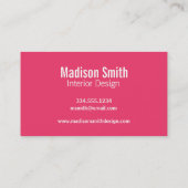 moderne neonstrips; Roze Blauw Groen Visitekaartje (Achterkant)