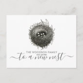 Moderne Nest Bewegende Aankondiging Adreswijziging (Voorkant)