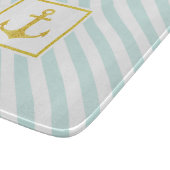 Moderne neusvormig ontwerp Faux Glitter Anchor Snijplank (Hoek)