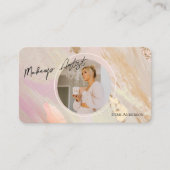 Moderne neutraal | Artistisch Visitekaartje Makeup (Voorkant)