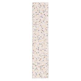 Moderne Neutraal Terrazzo Patroon Tafelloper