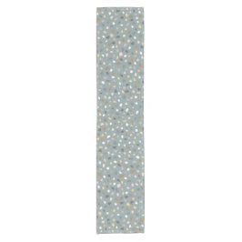Moderne Neutraal Terrazzo Patroon Tafelloper