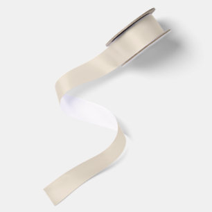 Moderne neutrale beige satijnen lint