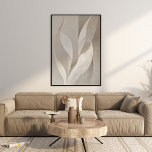 Moderne neutrale bladeren esthetische kunst aan de poster<br><div class="desc">Deze Modern Neutral Leaves Aesthetic Wall Art is een geweldige keuze voor een neutraal of bohemien interieur. Vind passende stukken in onze winkel om uw galerijmuur te creëer.</div>