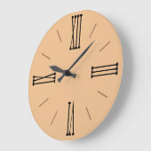 Moderne neutrale blos met Romeinse cijfers  Grote Klok (Hoek)