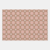 Moderne neutrale geometrische minimalistische set inpakpapier vel (Voorkant 3)