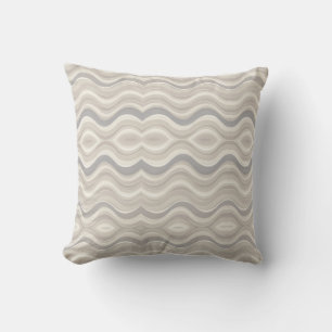 Moderne Neutrale Golf Abstract Patroon Kussen