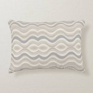 Moderne Neutrale Golf Abstracte Patroon Accent Kussen