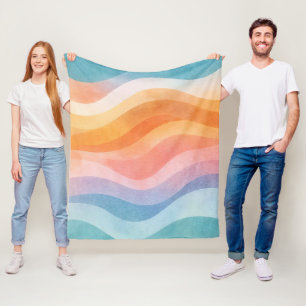 Moderne Neutrale Golf • Minimalistische Deco • Tre Fleece Deken