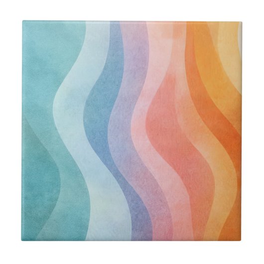 Moderne Neutrale Golf • Minimalistische Deco • Tre Tegeltje (Voorkant)