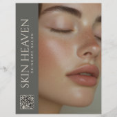 Moderne Neutrale Huidverzorging Spa Diensten | Pri Flyer (Voorkant)