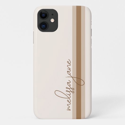 Moderne Neutrale iPhone Hoes (Achterkant)