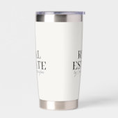Moderne Neutrale Makelaar Geïsoleerde Drinkbeker (Links)