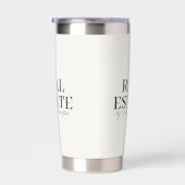 Moderne Neutrale Makelaar Geïsoleerde Drinkbeker (Rechts)