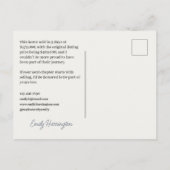 Moderne Neutrale Makelaar Net Verkocht Briefkaart (Achterkant)