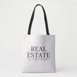 Moderne Neutrale Makelaar Tote Bag