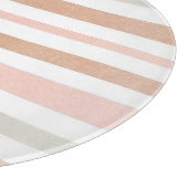  moderne Neutrale Stripes Snijplank (Hoek)