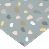 Moderne neutrale terrazzo patroon tafelkleed (Gekanteld)