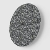 Moderne neutrale wandklok (Hoek)