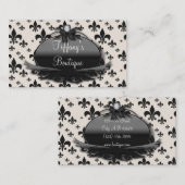 moderne New Orleans franse fleur de lis Visitekaartje (Voorkant / Achterkant)