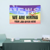 Moderne NEWS Banner + uw backgr. en ideeën (Beurs)