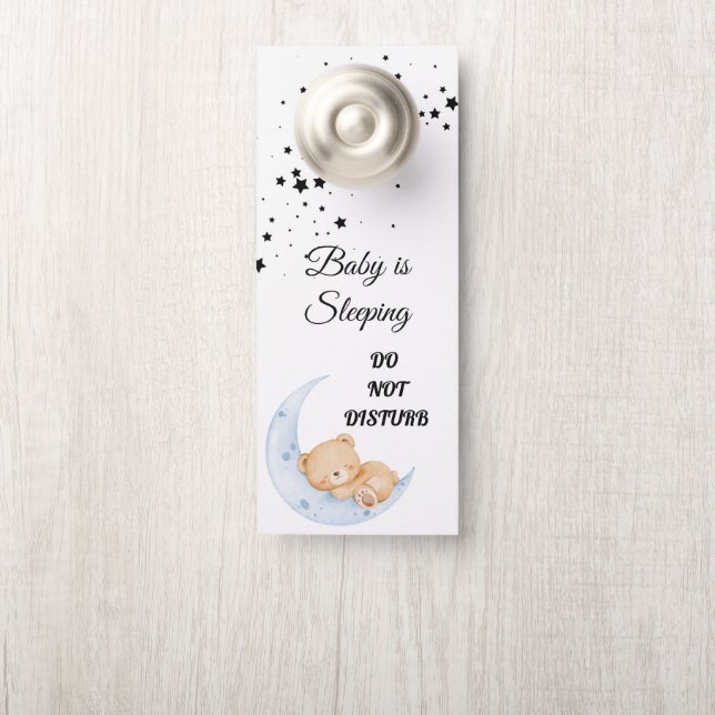Moderne 'Niet Storen' Deur Hanger (Op knop)