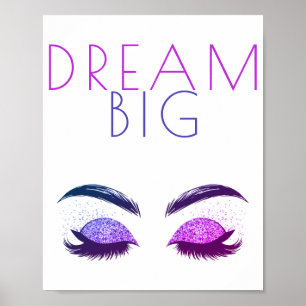 Moderne, niet te inspireren motivatie prijsopgave poster