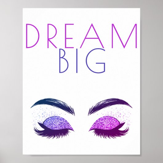 Moderne, niet te inspireren motivatie prijsopgave  poster (Voorkant)